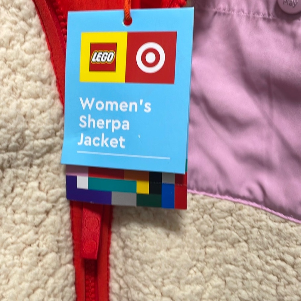 Lego Cream and Red Puffer Jacket - Picture 4 of 11